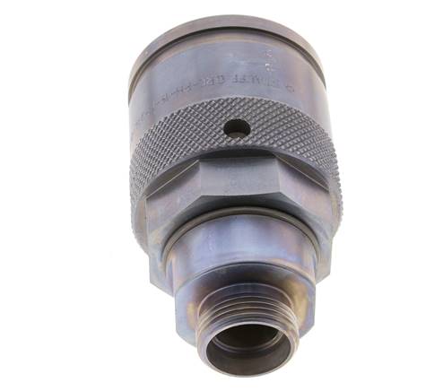 Coupleur hydraulique en acier Bouchon 22 mm L Anneau de coupe ISO 14540/8434-1 D M54 x 4