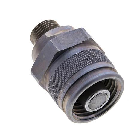 Coupleur hydraulique en acier Bouchon 12 mm S Anneau de coupe ISO 14540/8434-1 D M32 x 3