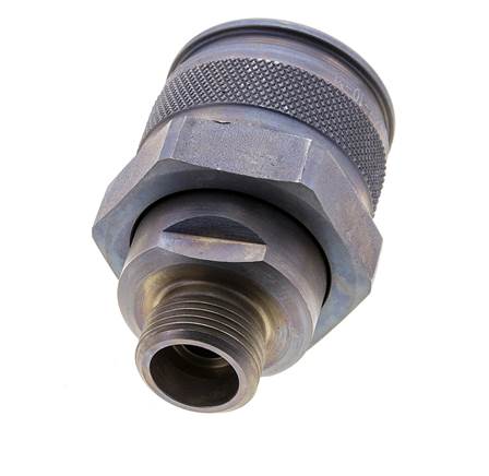 Coupleur hydraulique en acier Bouchon 12 mm S Anneau de coupe ISO 14540/8434-1 D M32 x 3