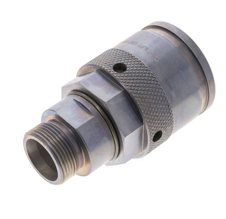 Coupleur hydraulique en acier Bouchon 25 mm S Anneau de coupe ISO 14540/8434-1 D M54 x 4