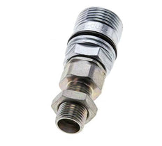 Acier DN 10 Coupleur hydraulique Manchon 10 mm L Anneau de compression Cloison ISO 14541/8434-1 D M28 x 2