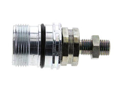 Acier DN 12.5 Coupleur hydraulique Manchon 8 mm L Anneau de compression Cloison ISO 14541/8434-1 D M36 x 2