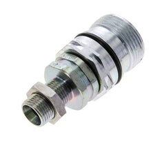 Acier DN 12.5 Coupleur hydraulique Douille 12 mm L Anneau de compression Cloison ISO 14541/8434-1 D M36 x 2