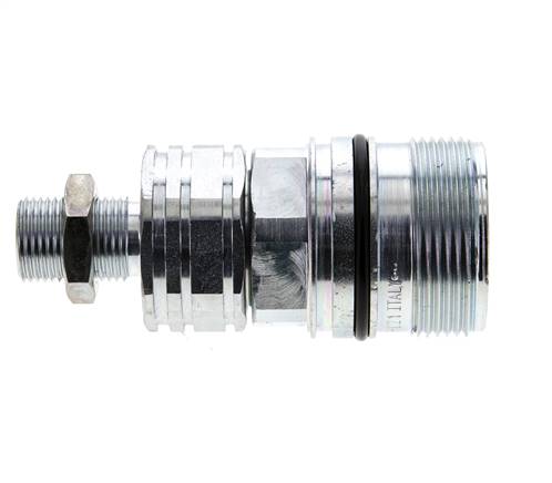 Acier DN 20 Coupleur hydraulique Douille 12 mm L Anneau de compression Cloison ISO 14541/8434-1 D M42 x 2