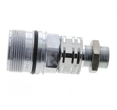 Acier DN 20 Coupleur hydraulique Manchon 15 mm L Anneau de compression Cloison ISO 14541/8434-1 D M42 x 2