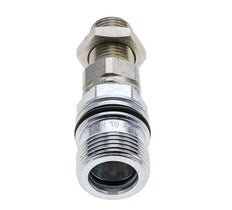Acier DN 10 Coupleur hydraulique Manchon 10 mm S Bague de compression Cloison ISO 14541/8434-1 D M28 x 2