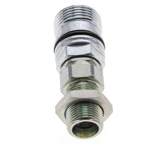 Acier DN 10 Coupleur hydraulique Douille 12 mm S Bague de compression Cloison ISO 14541/8434-1 D M28 x 2