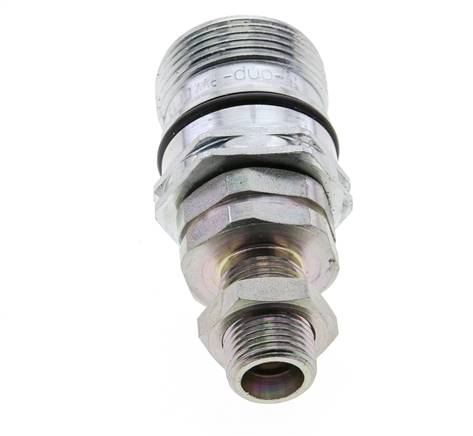 Acier DN 12.5 Coupleur hydraulique Manchon 10 mm S Bague de compression Cloison ISO 14541/8434-1 D M36 x 2