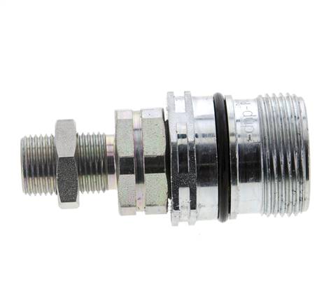 Acier DN 12.5 Coupleur hydraulique Manchon 10 mm S Bague de compression Cloison ISO 14541/8434-1 D M36 x 2