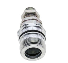 Acier DN 12.5 Coupleur hydraulique Manchon 10 mm S Bague de compression Cloison ISO 14541/8434-1 D M36 x 2