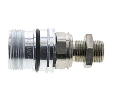 Acier DN 12.5 Coupleur hydraulique Douille 12 mm S Bague de compression Cloison ISO 14541/8434-1 D M36 x 2