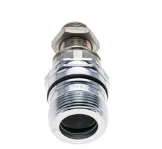 Acier DN 12.5 Coupleur hydraulique Douille 12 mm S Bague de compression Cloison ISO 14541/8434-1 D M36 x 2
