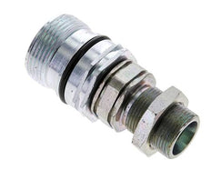 Acier DN 12.5 Coupleur hydraulique Manchon 16 mm S Bague de compression Cloison ISO 14541/8434-1 D M36 x 2