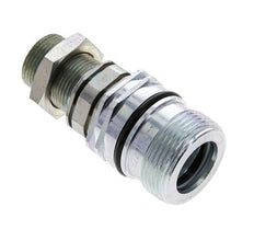 Acier DN 12.5 Coupleur hydraulique Manchon 16 mm S Bague de compression Cloison ISO 14541/8434-1 D M36 x 2