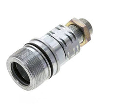 Acier DN 20 Coupleur hydraulique Manchon 14 mm S Bague de compression Cloison ISO 14541/8434-1 D M42 x 2