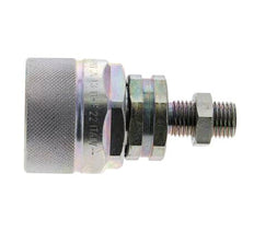 Acier DN 12.5 Coupleur hydraulique Bouchon 8 mm L Anneau de compression Cloison ISO 14541/8434-1 D M36 x 2