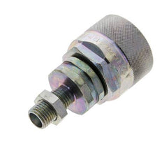 Acier DN 12.5 Coupleur hydraulique Bouchon 8 mm L Anneau de compression Cloison ISO 14541/8434-1 D M36 x 2