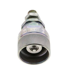 Acier DN 12.5 Coupleur hydraulique Bouchon 8 mm L Anneau de compression Cloison ISO 14541/8434-1 D M36 x 2