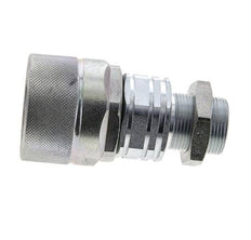 Acier DN 20 Coupleur hydraulique Bouchon 18 mm L Anneau de compression Cloison ISO 14541/8434-1 D M42 x 2