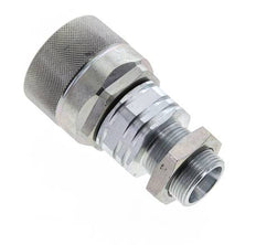 Acier DN 20 Coupleur hydraulique Bouchon 18 mm L Anneau de compression Cloison ISO 14541/8434-1 D M42 x 2
