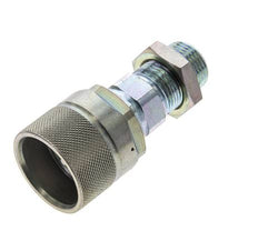 Acier DN 10 Coupleur hydraulique Bouchon 12 mm S Bague de compression Cloison ISO 14541/8434-1 D M28 x 2