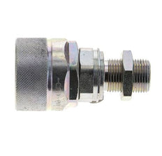 Acier DN 12.5 Coupleur hydraulique Bouchon 12 mm S Bague de compression Cloison ISO 14541/8434-1 D M36 x 2