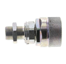 Acier DN 12.5 Coupleur hydraulique Bouchon 12 mm S Bague de compression Cloison ISO 14541/8434-1 D M36 x 2