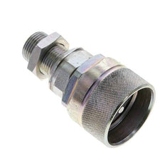 Acier DN 12.5 Coupleur hydraulique Bouchon 12 mm S Bague de compression Cloison ISO 14541/8434-1 D M36 x 2
