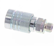 Acier Coupleur hydraulique DN 10 Manchon 10 mm L Anneau de compression ISO 7241-1 A/8434-1 D 17.3mm