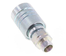 Acier Coupleur hydraulique DN 10 Manchon 10 mm L Anneau de compression ISO 7241-1 A/8434-1 D 17.3mm