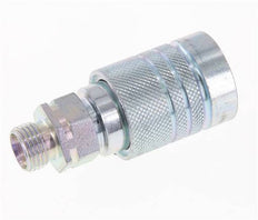 Acier Coupleur hydraulique DN 10 Manchon 10 mm L Anneau de compression ISO 7241-1 A/8434-1 D 17.3mm