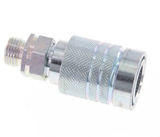 Acier Coupleur hydraulique DN 10 Manchon 10 mm L Anneau de compression ISO 7241-1 A/8434-1 D 17.3mm