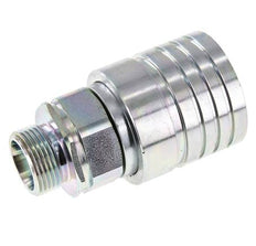 Acier Coupleur hydraulique DN 25 Manchon 20 mm S Anneau de compression ISO 7241-1 A/8434-1 D 34.3mm