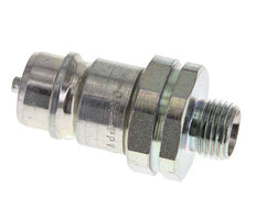 Acier DN 12.5 Coupleur hydraulique Bouchon 10 mm L Anneau de compression ISO 7241-1 A/8434-1 D 20.5mm