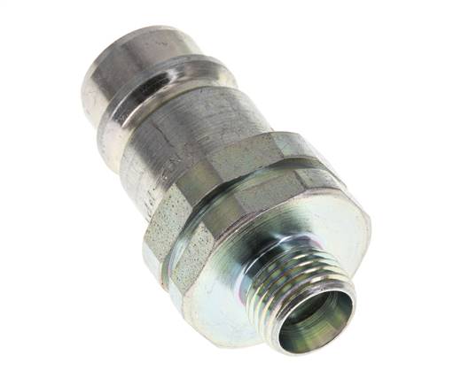 Acier DN 12.5 Coupleur hydraulique Bouchon 10 mm L Anneau de compression ISO 7241-1 A/8434-1 D 20.5mm