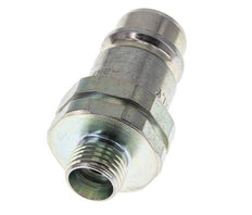 Acier DN 12.5 Coupleur hydraulique Bouchon 10 mm L Anneau de compression ISO 7241-1 A/8434-1 D 20.5mm