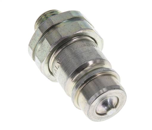 Acier DN 12.5 Coupleur hydraulique Bouchon 10 mm L Anneau de compression ISO 7241-1 A/8434-1 D 20.5mm