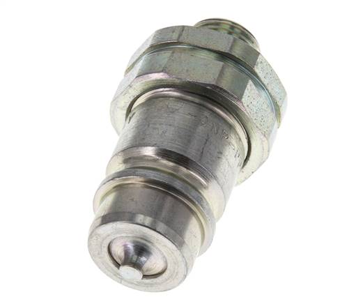 Acier DN 12.5 Coupleur hydraulique Bouchon 10 mm L Anneau de compression ISO 7241-1 A/8434-1 D 20.5mm