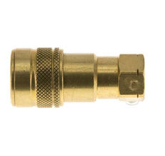 Coupleur hydraulique DN 5 en laiton Prise femelle 1/8 pouce NPT Filets ISO 7241-1 B D 10.9mm