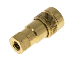 Coupleur hydraulique DN 5 en laiton Prise femelle 1/8 pouce NPT Filets ISO 7241-1 B D 10.9mm