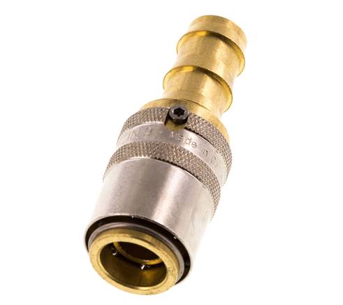 Manchon d'accouplement en laiton DN 9 12,7 mm Pilier de tuyau Déverrouillage de protection