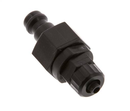 Bouchon d'accouplement d'air DN 5 en laiton 4x6 mm Union Nut