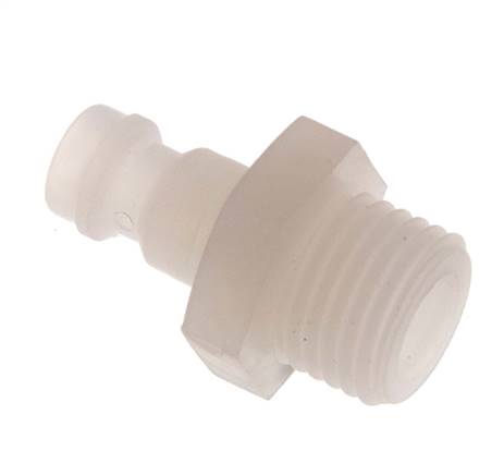PVDF DN 5 Bouchon d'accouplement G filetage mâle 1/4 pouce
