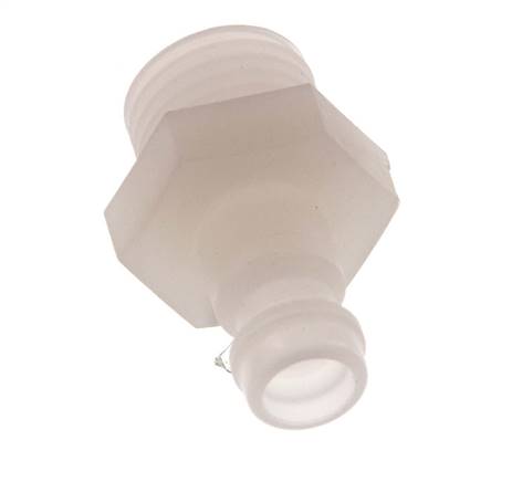 PVDF DN 5 Bouchon d'accouplement G filetage mâle 1/4 pouce
