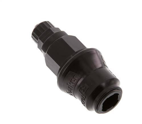 Coupleur d'air DN 5 en laiton Prise femelle 4x6 mm Écrou-union