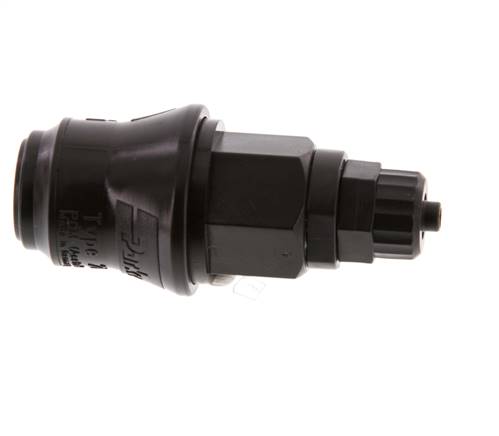 Coupleur d'air DN 5 en laiton Prise femelle 4x6 mm Écrou-union