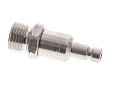 Acier inoxydable 316L DN 2.7 (Micro) Coupleur d'air Bouchon G 1/8 pouce mâle à double obturation