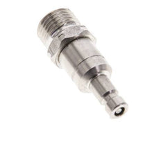 Acier inoxydable 316L DN 2.7 (Micro) Coupleur d'air Bouchon G 1/8 pouce mâle à double obturation