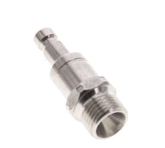 Acier inoxydable 316L DN 2.7 (Micro) Coupleur d'air Bouchon G 1/8 pouce mâle à double obturation
