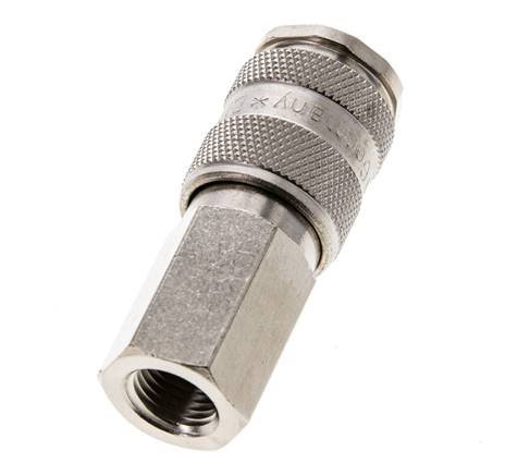 Laiton nickelé DN 5.5 (Orion) Coupleur pneumatique Douille G 1/4 pouce Femelle